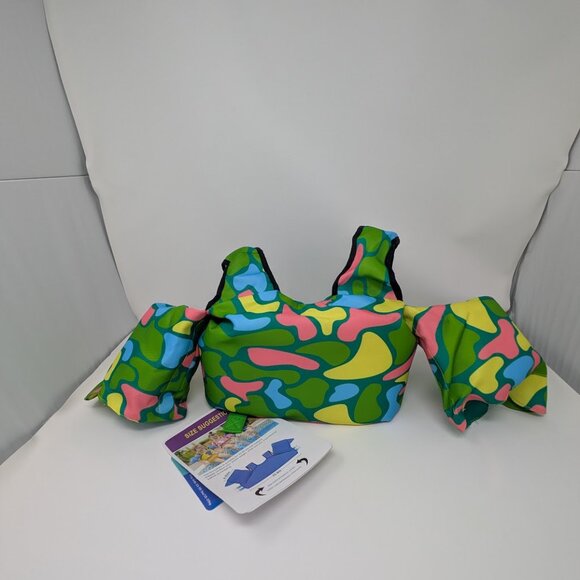 Kids Swim Vest Arm Floaties 33–55 lbs CHRIFOR Life Jacket Puddle Jumper Style - Picture 2 of 8
